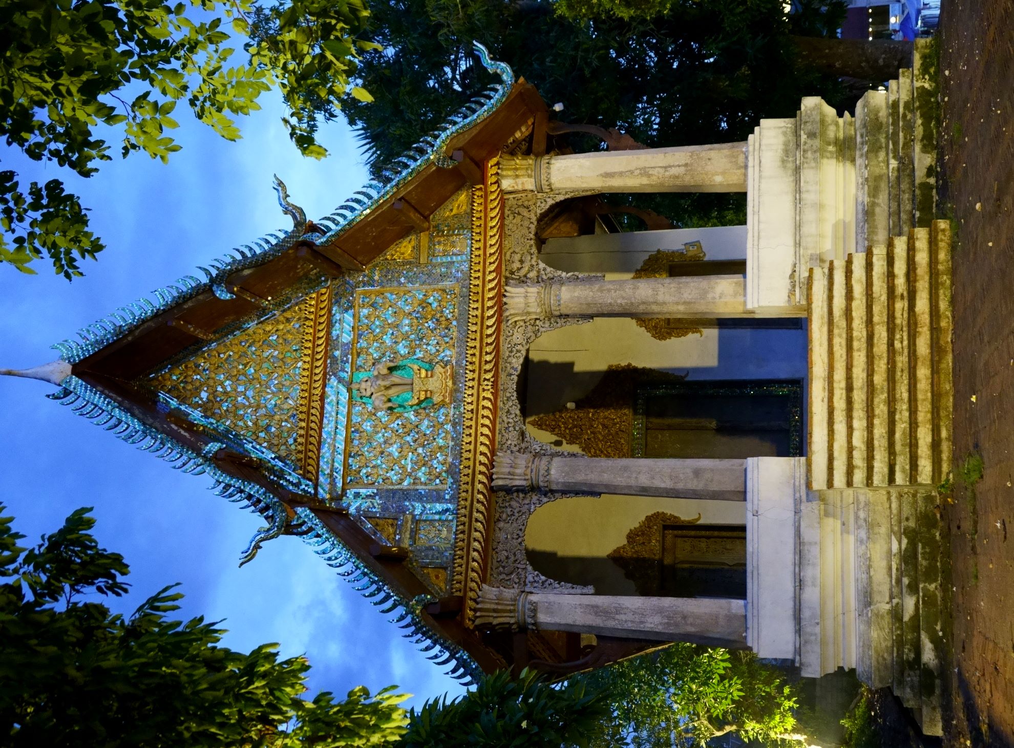 Temple in the evening, Luang Prabang Laos