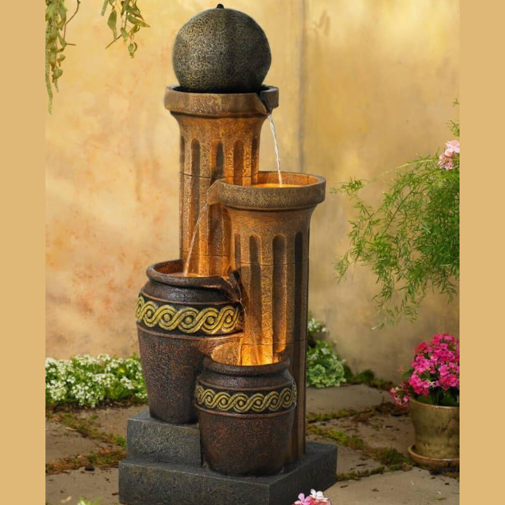 Waterfalls Sphere and Jugs tile