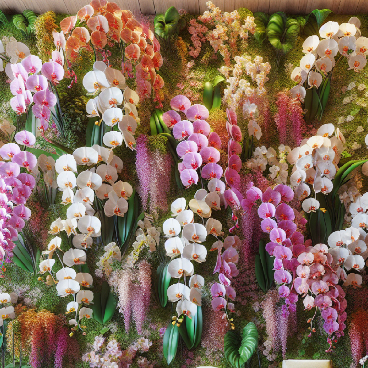 Orchid Wall